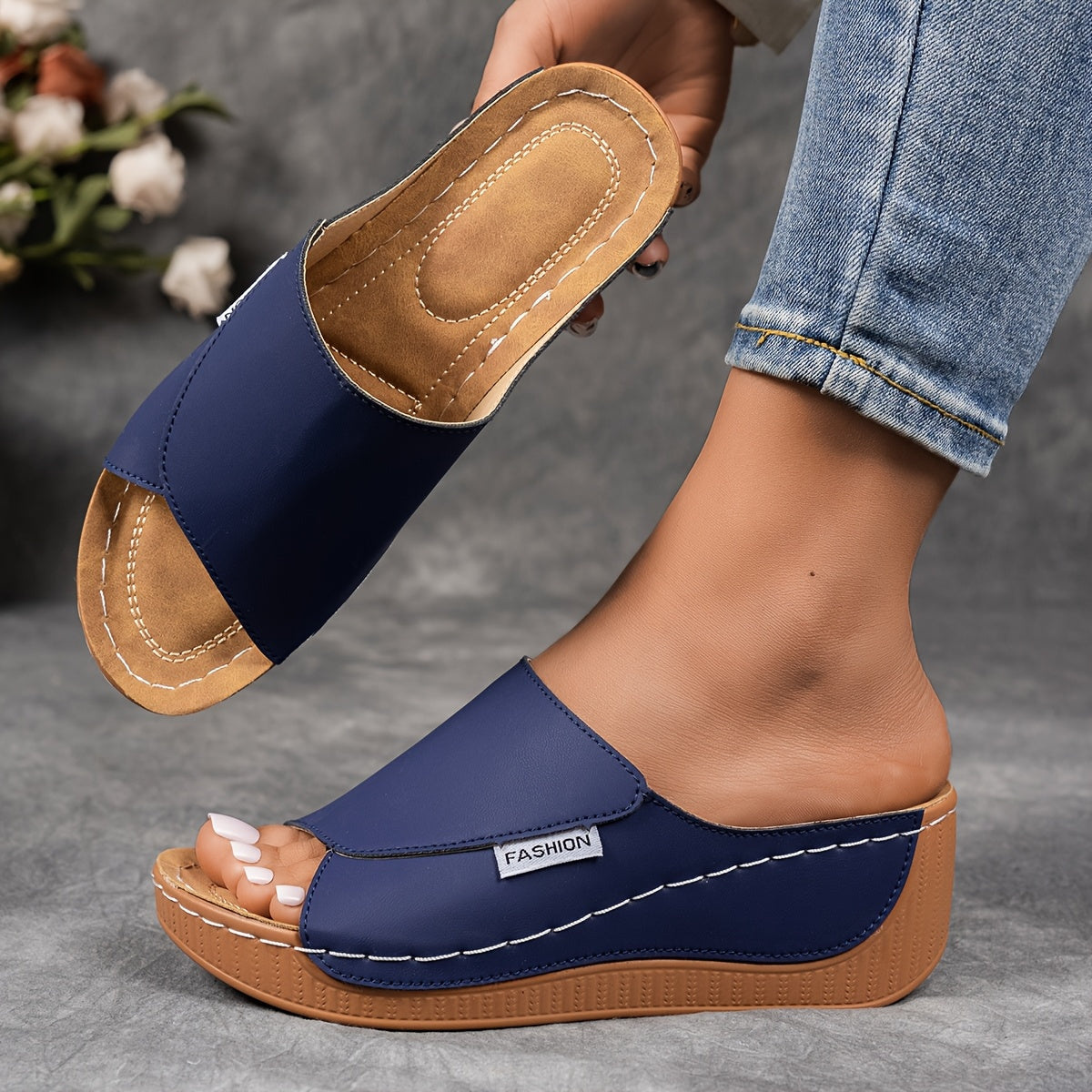Elvira | Platåsandal Med Løft
