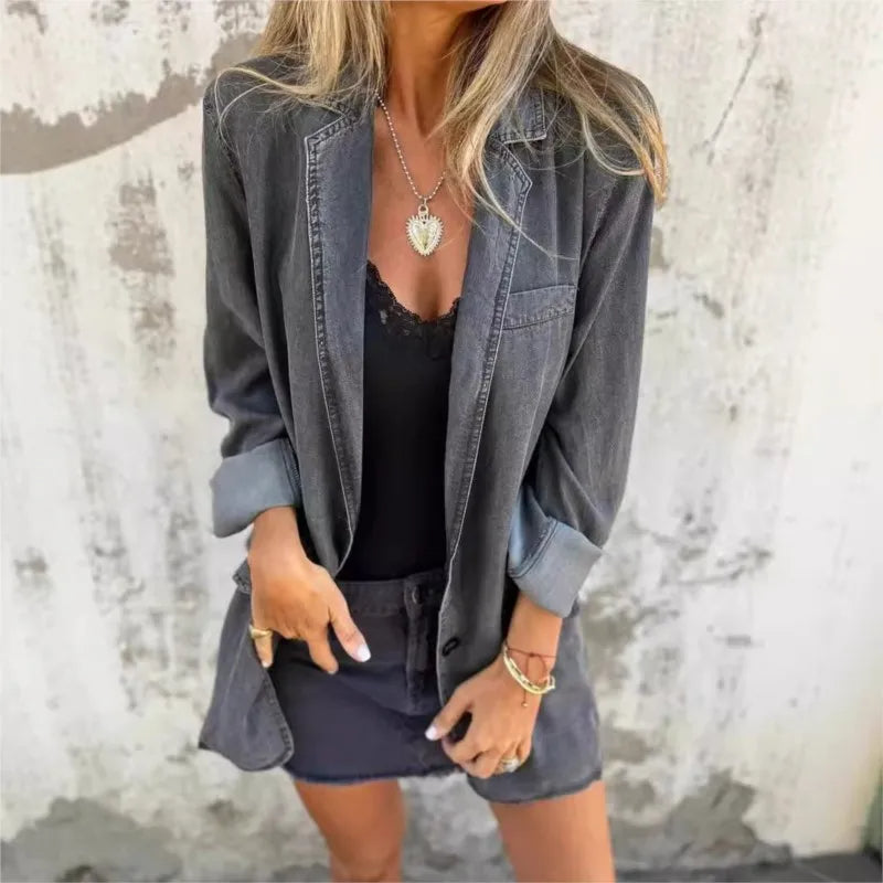 Elina | Denimskjortejakke