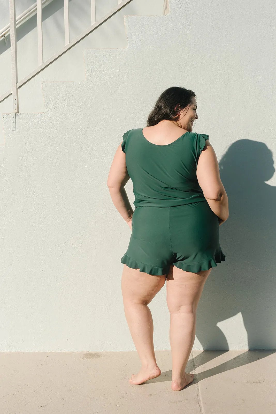 Isabella | Flatterende Badedrakt Med Shorts