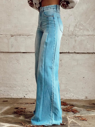 Lina |  Jeans med vide ben