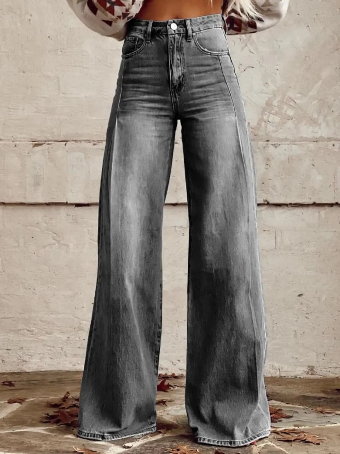 Lina |  Jeans med vide ben