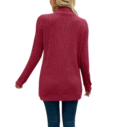 Sigrid | Myk Ribbestrikket Cardigan
