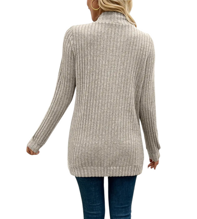 Sigrid | Myk Ribbestrikket Cardigan