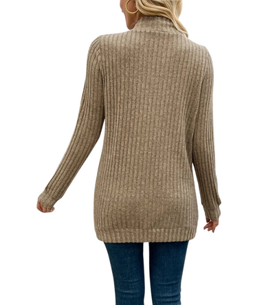 Sigrid | Myk Ribbestrikket Cardigan