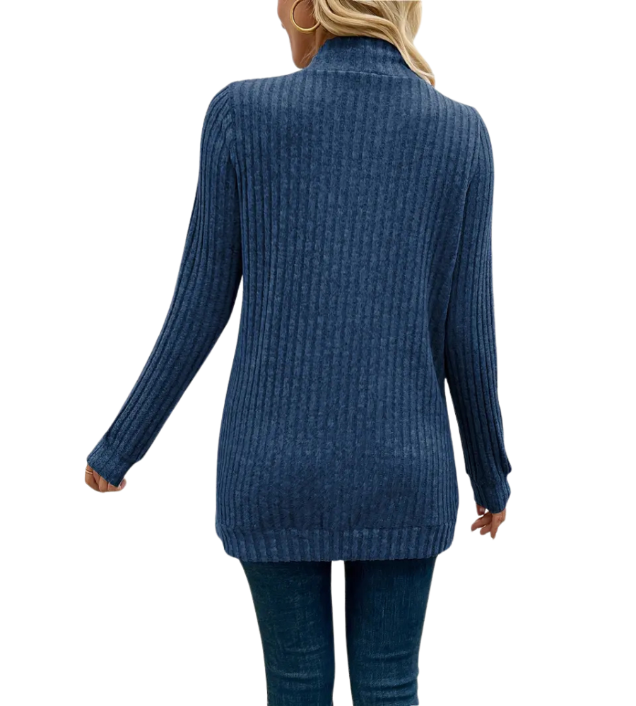 Sigrid | Myk Ribbestrikket Cardigan