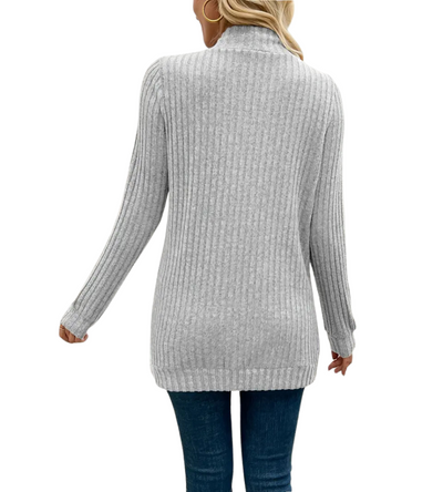 Sigrid | Myk Ribbestrikket Cardigan