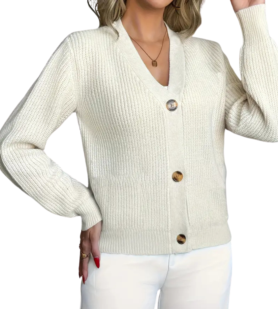 Selina | Klassisk Strikket Cardigan