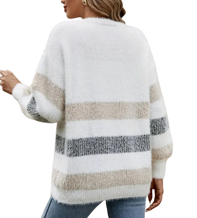Britt | Stripet Cardigan