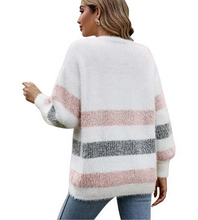 Britt | Stripet Cardigan