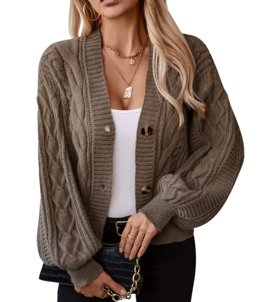 Camilla | Flettestrikket Cardigan