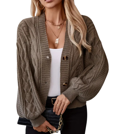 Camilla | Flettestrikket Cardigan