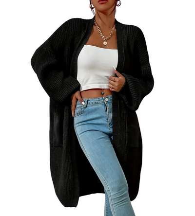 Liv | Lang Cardigan med Lommer