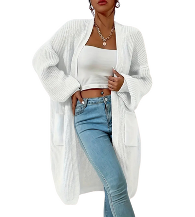 Liv | Lang Cardigan med Lommer