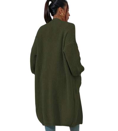 Liv | Lang Cardigan med Lommer