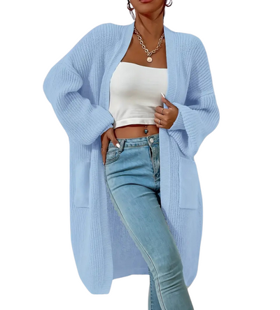 Liv | Lang Cardigan med Lommer