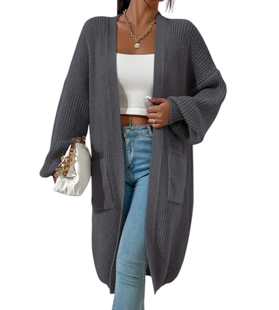 Liv | Lang Cardigan med Lommer