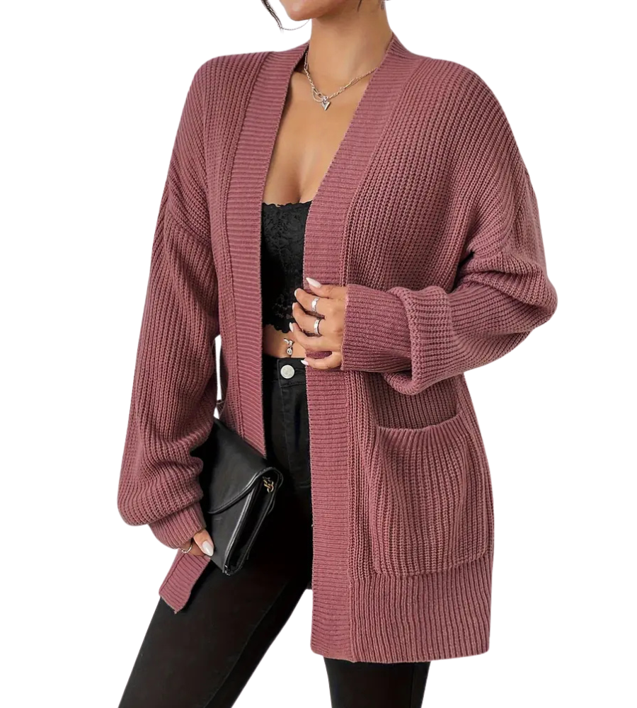 Elora | Strikket cardigan med lommer