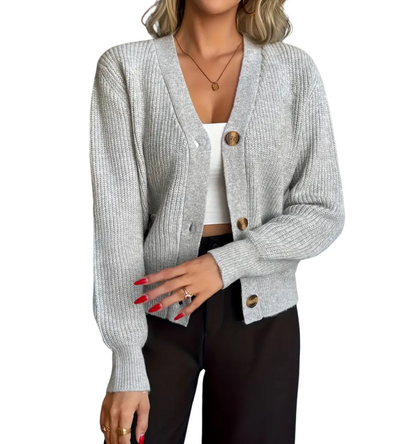 Selina | Klassisk Strikket Cardigan