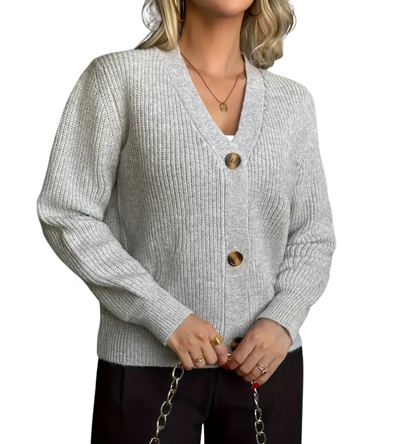 Selina | Klassisk Strikket Cardigan
