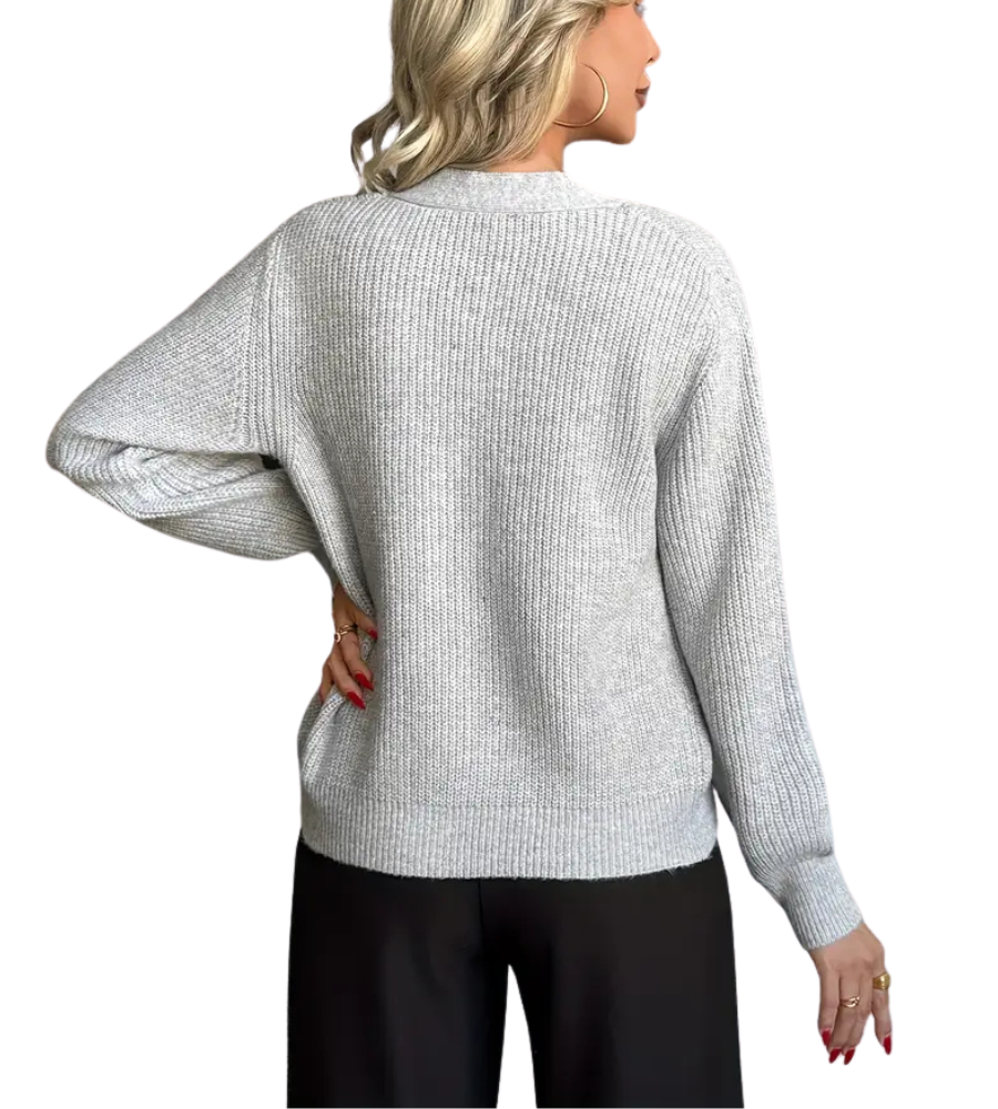 Selina | Klassisk Strikket Cardigan