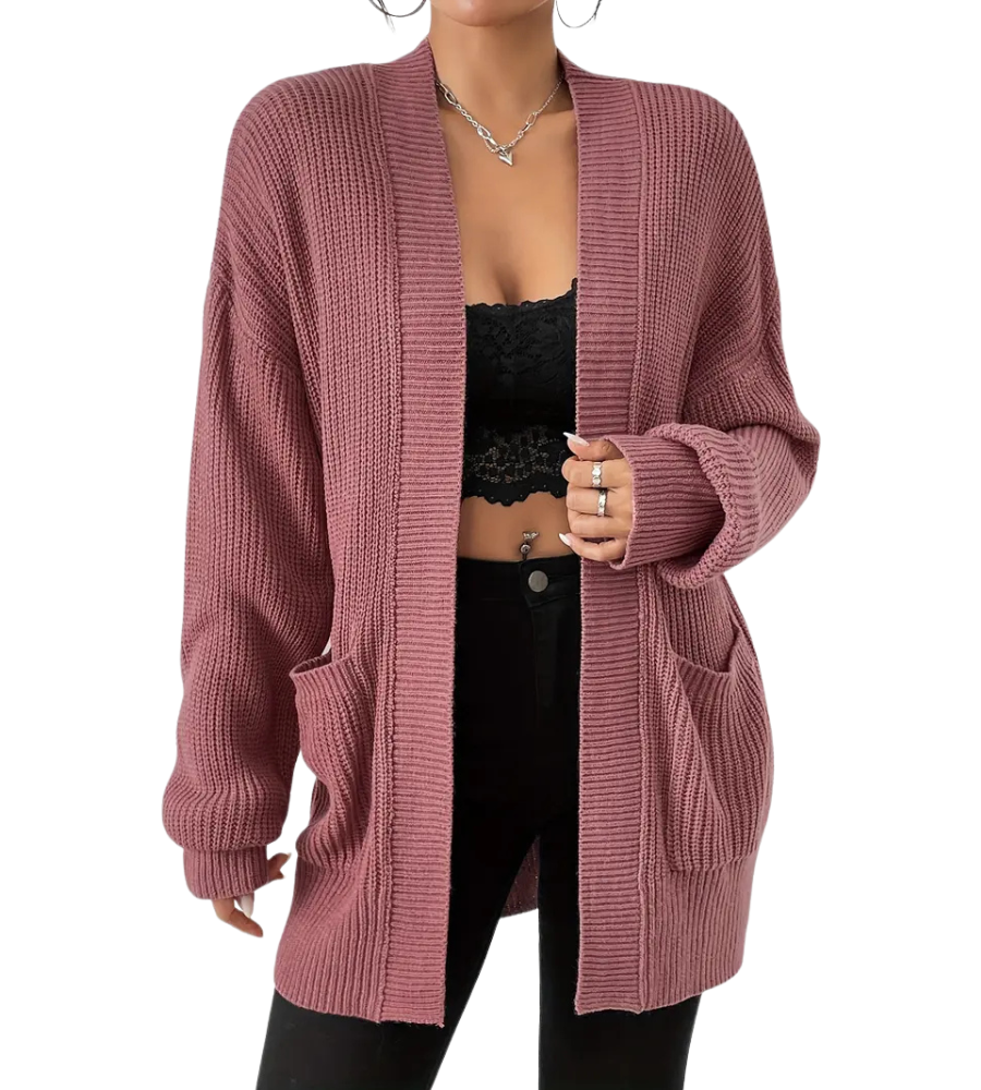 Elora | Strikket cardigan med lommer