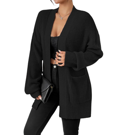 Elora | Strikket cardigan med lommer