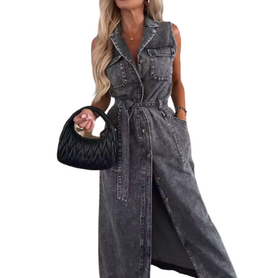 Ivy | Maxi Denim Kjole