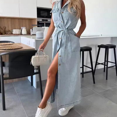 Ivy | Maxi Denim Kjole
