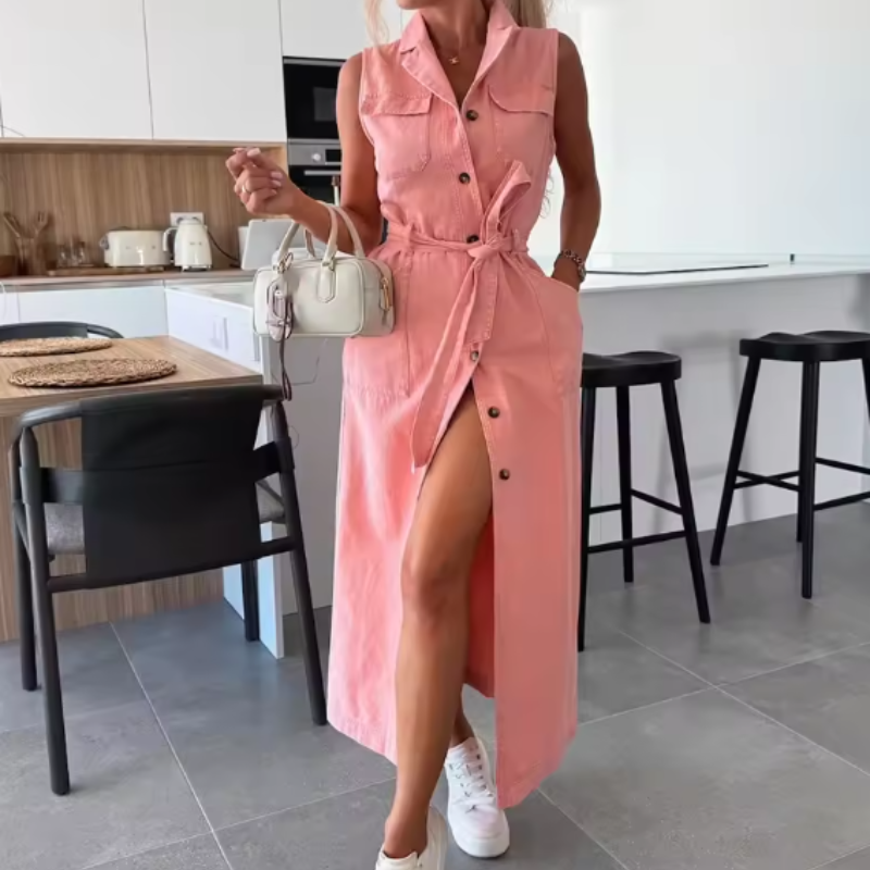 Ivy | Maxi Denim Kjole