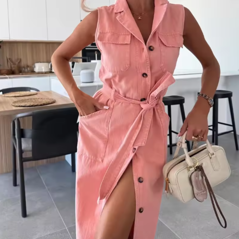 Ivy | Maxi Denim Kjole