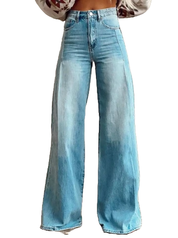 Lina |  Jeans med vide ben
