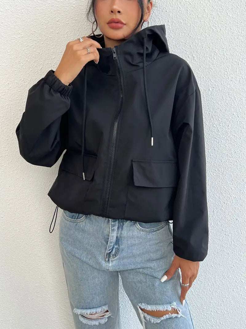 Nova | Vindtett Cropped Jakke