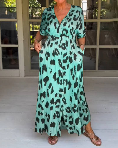 Celine | Leopardmønstret kjole