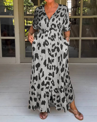 Celine | Leopardmønstret kjole