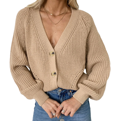 Alexandra | Cardigan med V-hals
