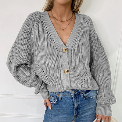 Alexandra | Cardigan med V-hals